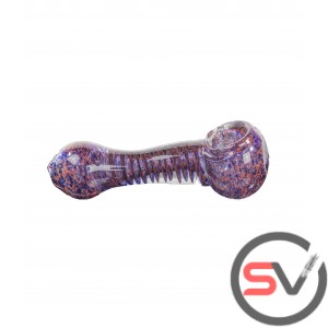 CLEAR BODY TWIST DESIGN HAND PIPE 5inch 5CT/PK